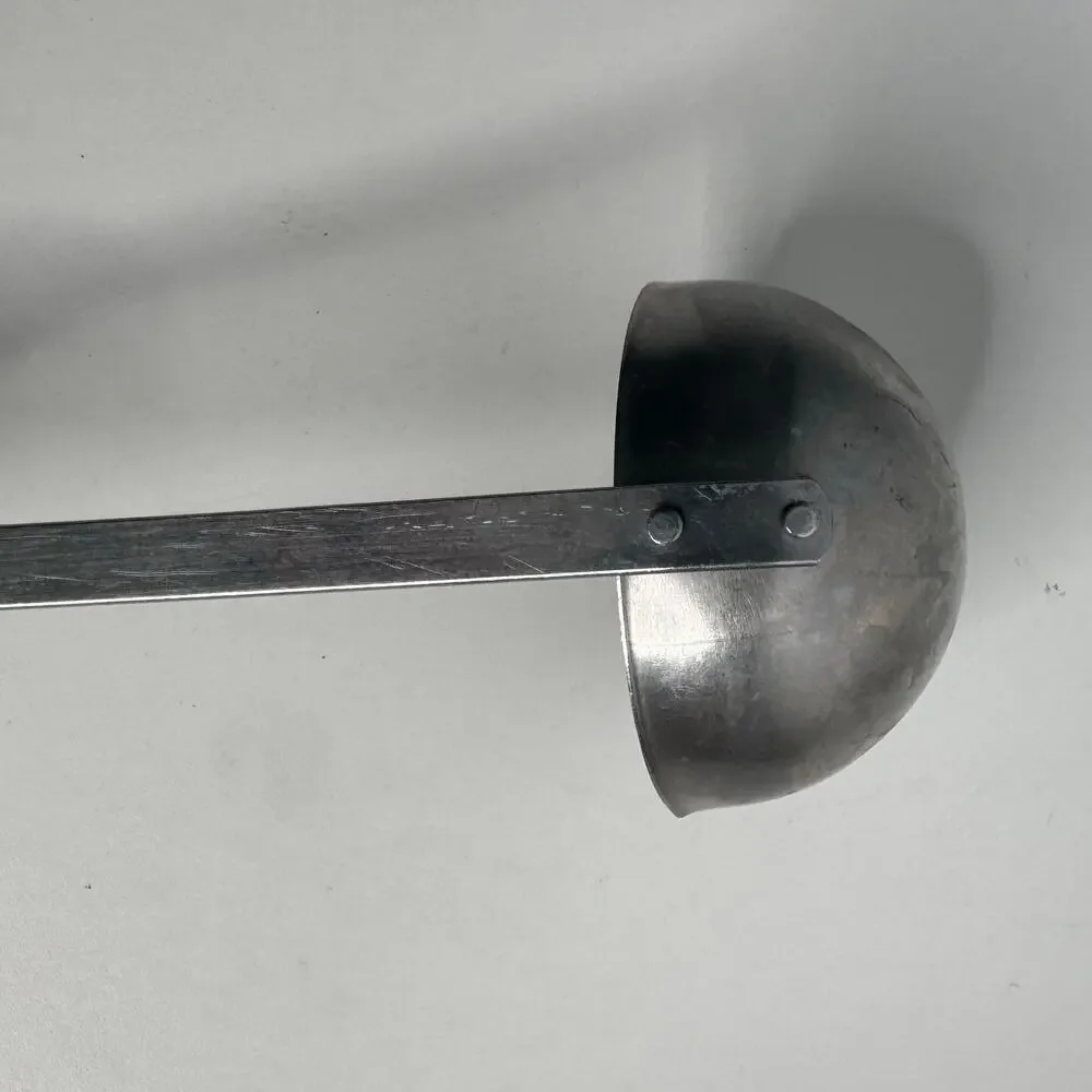 Vintage Royal Brand Sharpcutter Stainless Steel Ladle Black Handle USA